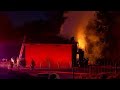 Crews battling large apartment fire in southwest Atlanta