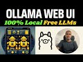 Ollama Web UI 🤯 How to run LLMs 100% LOCAL in EASY web interface? (Step-by-Step Tutorial)