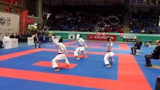 42nd Junior European karate championships - Team kata male - France - Kankusho