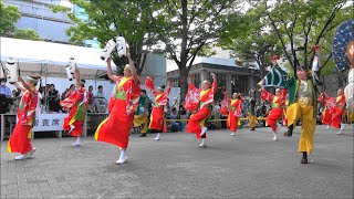 祭屋よさこい踊り子隊・ NHK前ストリート2023年8月26日。