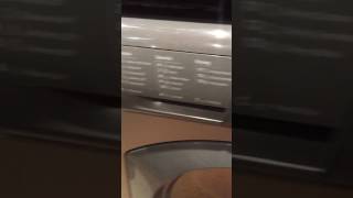 HOTPOINT Aquarius WDL540P Washer Dryer in action