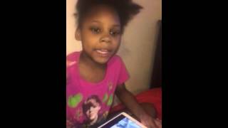 Niyah rapping Young M.A Brooklyn Chiraq freestyle