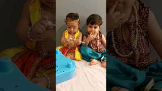 #shorts Krishna aur Balram ji ka Durlabh video / Yashomati Maiya Ke Nandlala / VINAY MUSICAL VIDEO