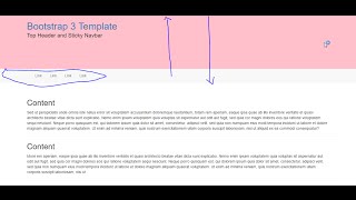 Bootstrap and jQuery | Sticky navigation
