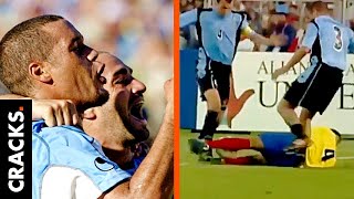 The brutal Uruguayan stomp that even intimidated the referee