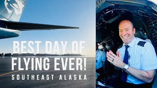 AIRLINE PILOT DAY IN THE LIFE : FLYING SOUTHEAST ALASKA