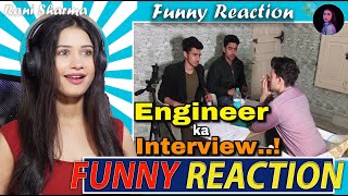 Engineer ka Interview @Round2hell R2H | Funny Reaction by Rani Sharma