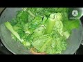 বইল লাইশাকৰ ৰেচিপি boiled mustard greens boiled lai xaak recipe in assamese