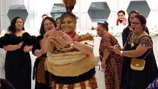 ❤️ Bride's Dance  🇹🇴 Tongan Tau'olunga✨ Wedding Celebration of Kolinio \u0026 Hivalani Teisi Saukuru 🇫🇯🇼🇸