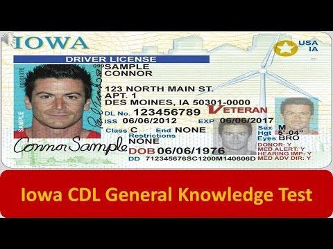 Iowa CDL General Knowledge Test Iowa CDL General Knowledge Test