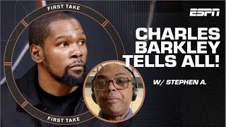 Stephen A. CHALLENGES Charles Barkley over KD & load management 👀 | First Take