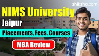 NIMS University Jaipur MBA Review | Fees, Admission, Placements, Cutoffs