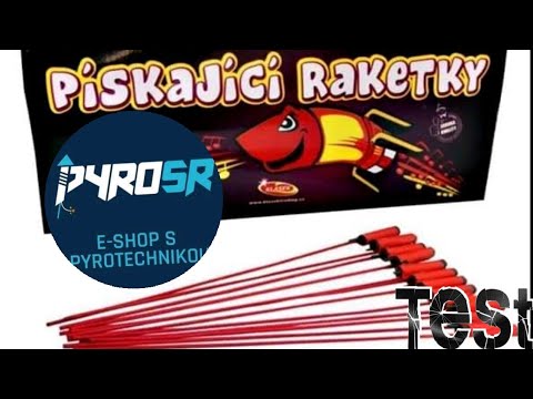 Test Pyrotechniky | Piskající Raketky - YouTube