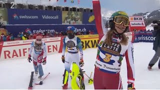 Katharina Liensberger gewann die kleine Kristallkugel im Slalom Lenzerheide 2021