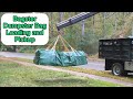 Bagster (dumpster Bag) Loading and Pickup