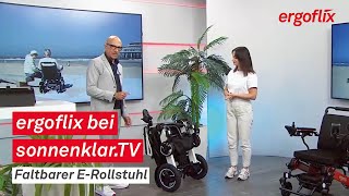 ergoflix bei sonnenklar.TV | Faltbarer Elektrorollstuhl für Reisen