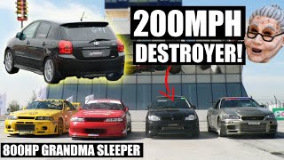 🐒 800HP 200MPH AWD TOYOTA COROLLA SLEEPER DESTROYS EVERYTHING!