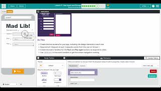 Code.org Event-Driven Programming Lesson 7 #8