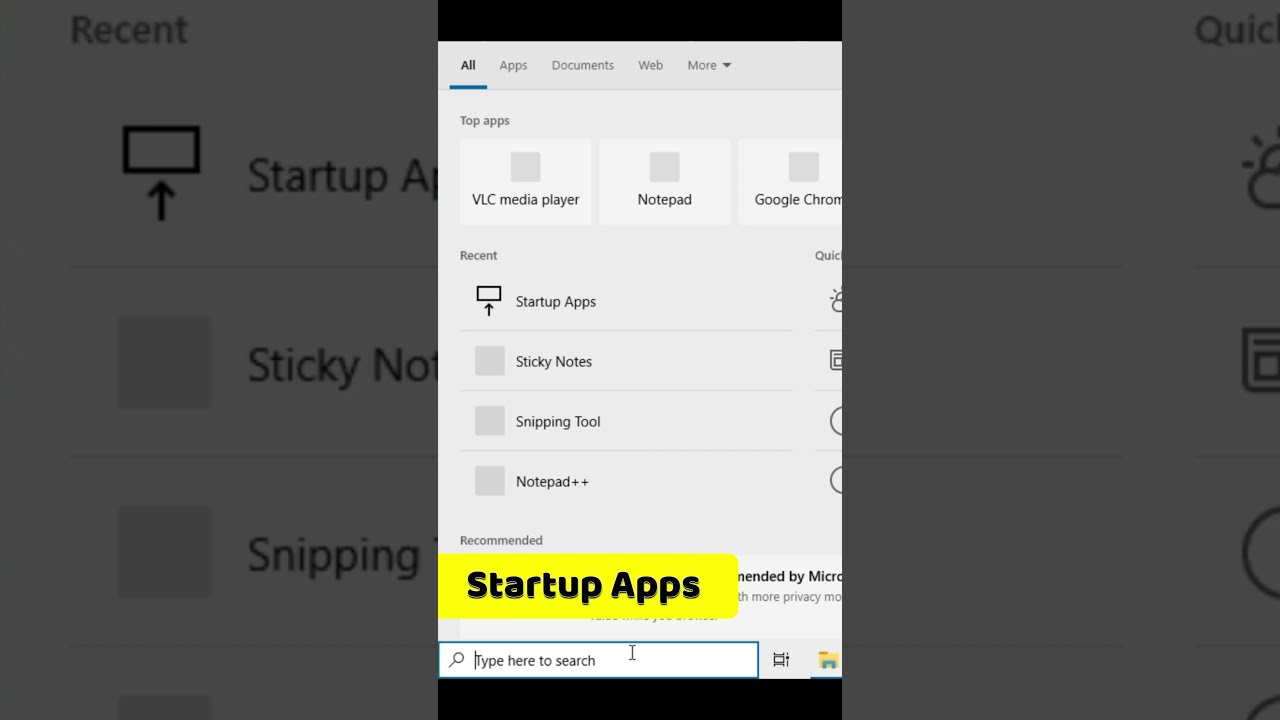 How to Stop Apps Opening on Startup Windows 10 Speed Up Windows 10 #Shorts 2021