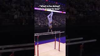 He got a 10 from the queen 😳 #gymnastics #olympics #funny