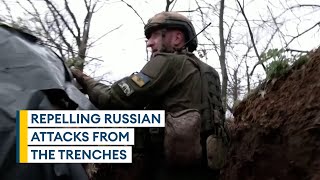 Inside the trenches of Donetsk as Ukrainian troops repel Russian attacks
