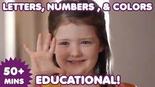 Sign Language Letters, Numbers, and Colors | Nursery Rhymes