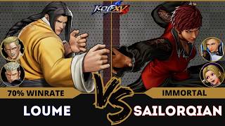 KOF XV🕹️LOUME (Geese/Gato/Goenitz) vs SAILORQIAN (Vice/Mature/Hinako)🕹️Replay Match - 01/06/24