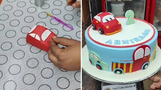 Unique Car Theme Cake Design Idea | Amazing Car Cake Design Idea