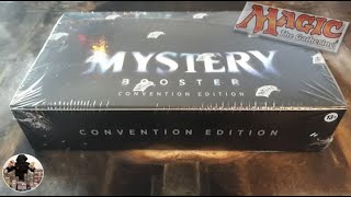 Mystery Booster Convention Edition, ouverture d'une boîte de 24 boosters, cartes Magic The Gathering