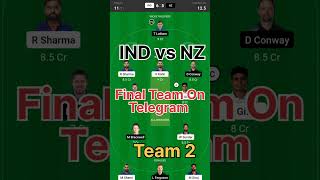 India vs New Zealand Today Match Prediction, 1st ODI Dream 11 Team, #dream11team, #shorts