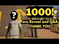 1k Celebration!!! Face Reveal!?? and Q&A! Thank You!