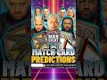 Saturday Night's Main Event 2024 - Match Card Predictions #SaturdayNightsMainEvent #Bevelock #Shorts