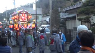 20150118山北道祖神　花車巡行2