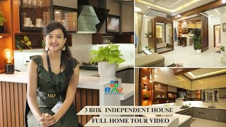 3BHK | INDEPENDENT HOUSE| ANJANAPURA, BANGALORE | Done by RAV Interiors | HOME TOUR VIDEO