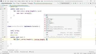 Java parallel processing with runnable interface with example