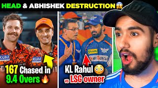 TABAHI MACHADI! 🔥 Travis Head & Abhishek Batting | KL Rahul vs LSG owner 👀 | SRH vs LSG