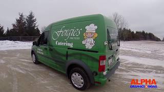 Full  Van Wrap of Ford Transit Van