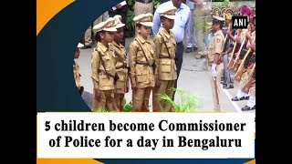 5 children become Commissioner of Police for a day in Bengaluru