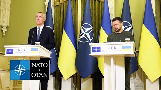 NATO Secretary General with the President of Ukraine 🇺🇦 Volodymyr Zelenskyy, 28 SEP 2023