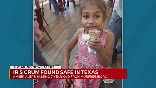 AMBER Alert canceled after missing Rutherford County girl found safe