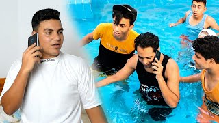 لما صحابك يكلموك علشان تروح معاهم البسين😂🌊 | سيف عماد \محمد عماد\ السلسيلي\باسم اوتكا