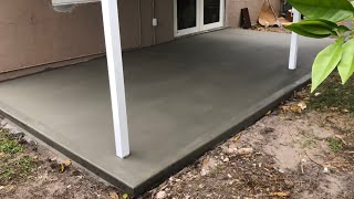 2 Concrete Slabs Finish, Patio Terrace and Shed