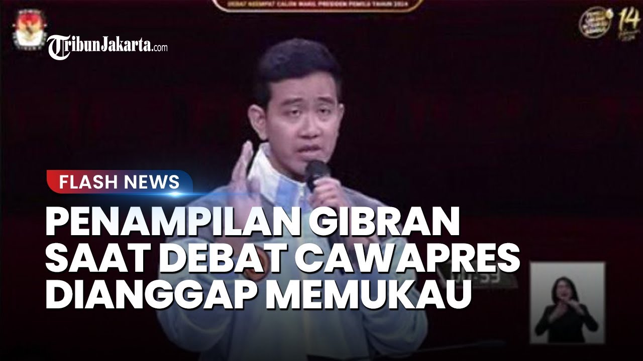 Penampilan Gibran Saat Debat Cawapres Dianggap Memukau, Berpikir ...