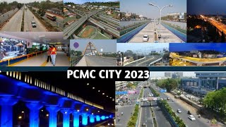 Pimpri Chinchwad City 2023 | New Pune Maharashtra| Green Clean New Pune City | BRTS-Metro 🚇