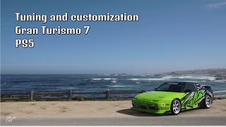 Gran Turismo 7 | PS5 | tuning and customization Nissan 180SX Type X 96'