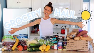 BEACH VACATION GROCERY HAUL | What I Eat on Vacation... in a swimsuit!