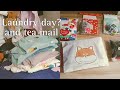 laundry day & tea mails ♡ | Yuubi vlog #singaporevlog