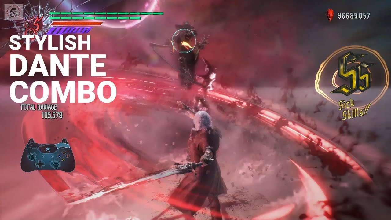 Dmc5 Simple Dante Combo Youtube