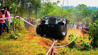 Bino achayan  performing 4x4 Hill  Challenge  Kothamangalam