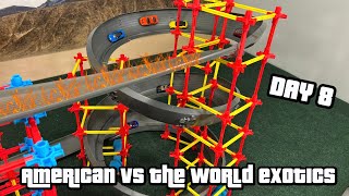 DIECAST CARS RACING TOURNAMENT | AMERICAN VS WORLD EXOTIC CARS 8